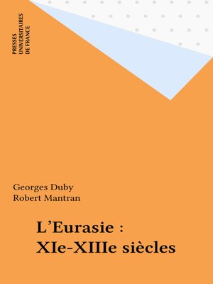 cover image of L'Eurasie